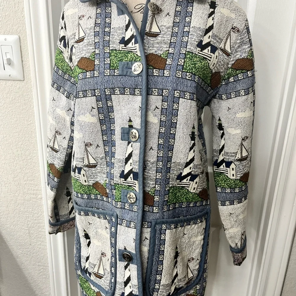 Vintage 80s Blair Lighthouse Jacket - Picture 2 of 12